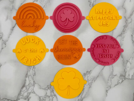 St Patrick's Day Fondant Stamp Set