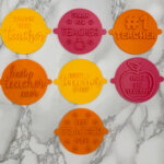 Teacher Fondant Stamp Set