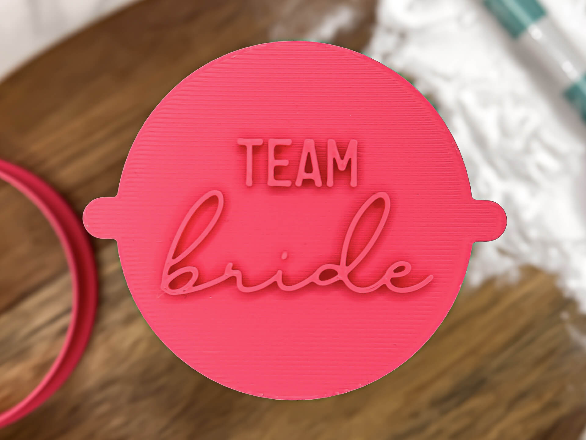 Team Bride Fondant Stamp Team Bride Fondant Stamp