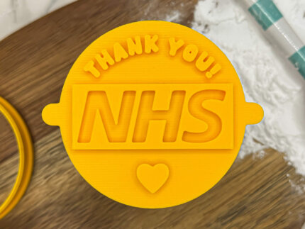 Thank You NHS Fondant Stamp