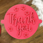Thank You Stars Fondant Stamp
