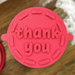 Thank You Stitch Fondant Stamp