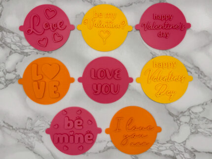 Valentine's Day Fondant Stamp Set