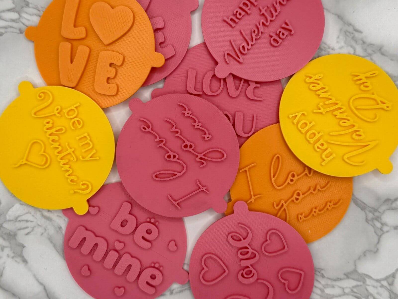 Valentine's Day Fondant Stamps
