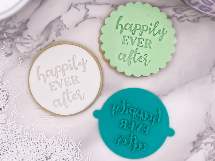 Happily Ever After Fondant Stamp